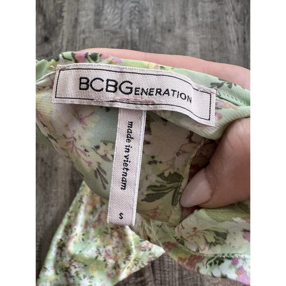 BCBGeneration Women's Strappy Y2K Midi Wrap Dress Whimsical Fairy Feminine Small - Picture 8 of 13